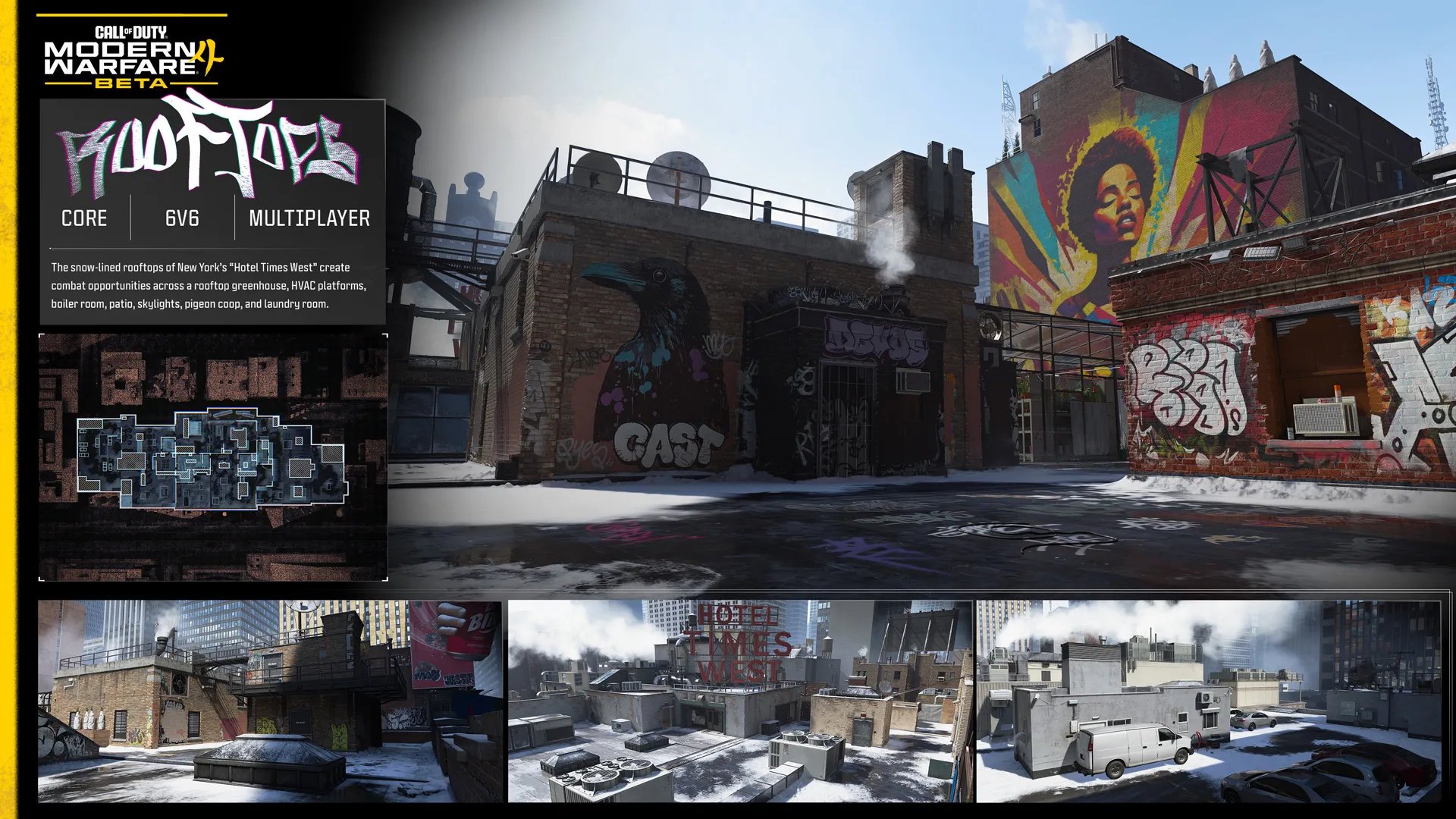 Official Modern Warfare 4 multiplayer map briefing used for the modes page