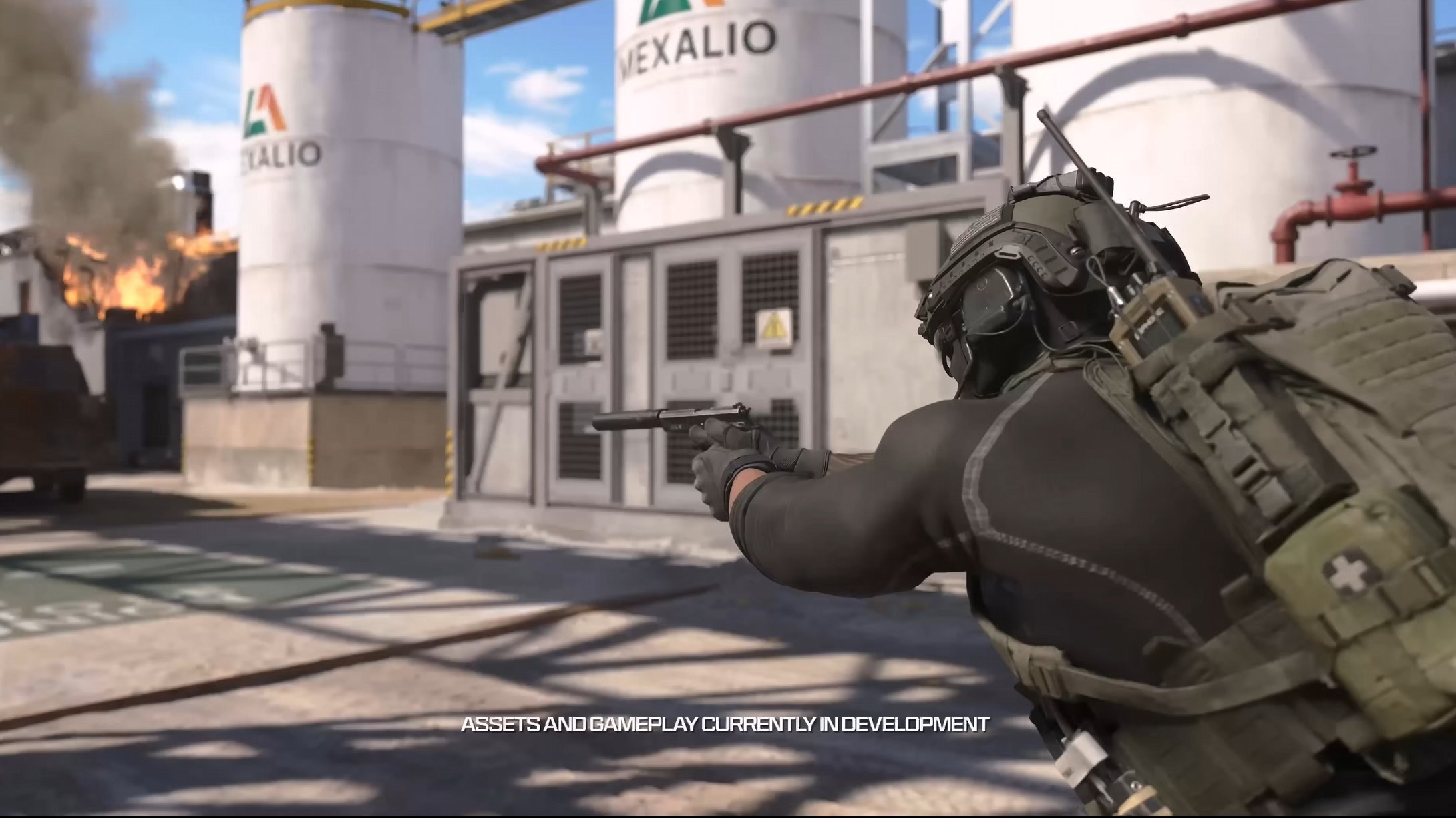 Modern Warfare 4 PC beta screenshot illustrating the recommended hardware target